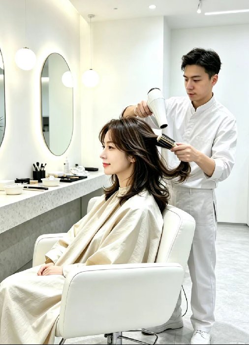 女发烫染造型实操