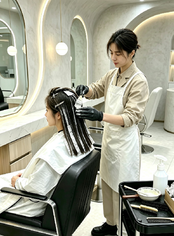 AJIE女发修剪烫染造型师班
